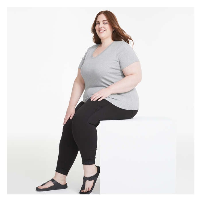 Women+ Organic Cotton V-Neck Tee